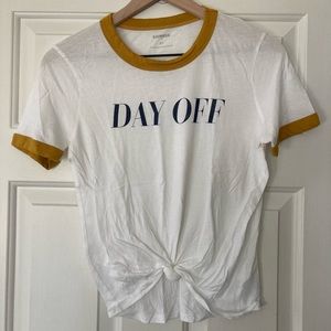 Short sleeve tee